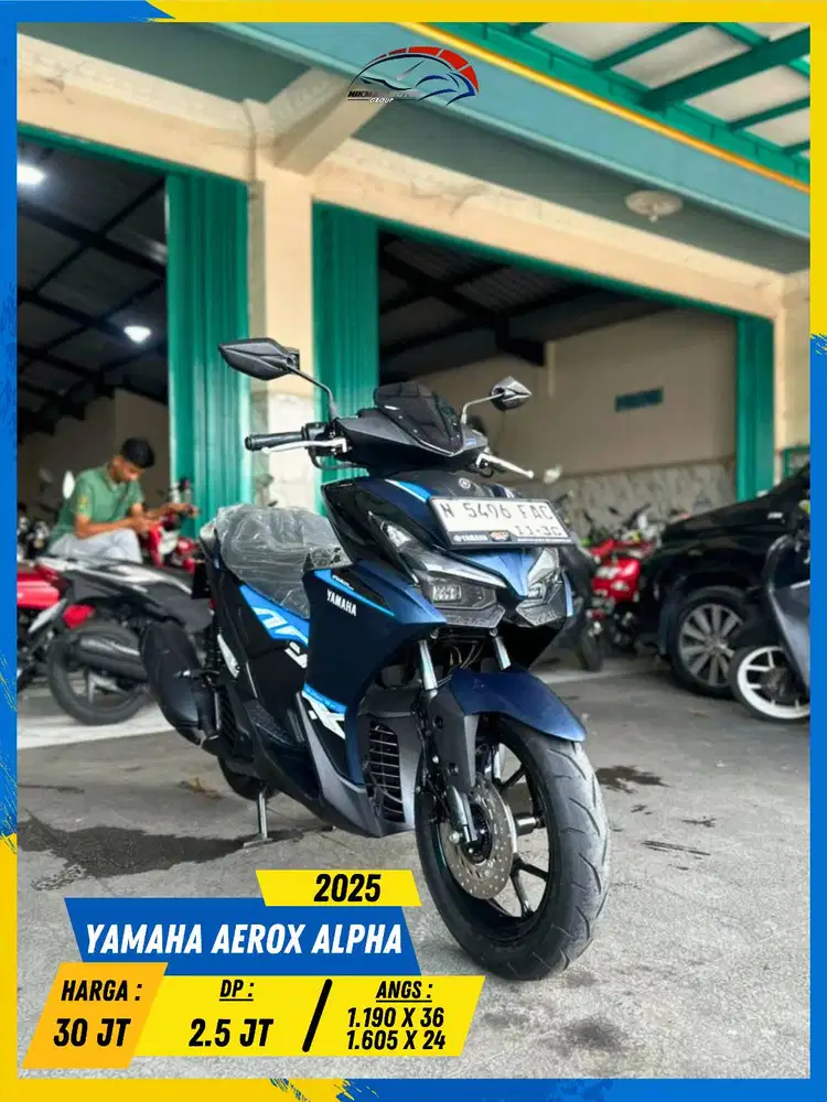 YAMAHA AEROX ALPHA 2025 LIKE NEW MASZEHH HIKMAH MOTOR KEPUH