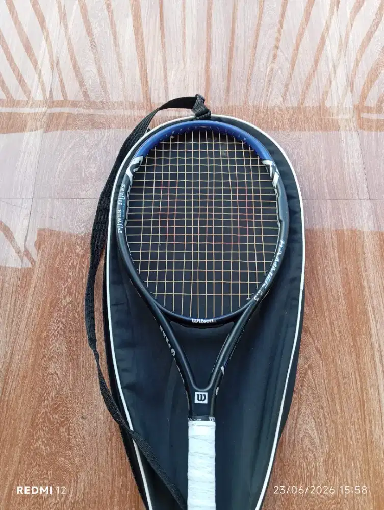 Raket tenis wilson hammer 113 sq Original bekas