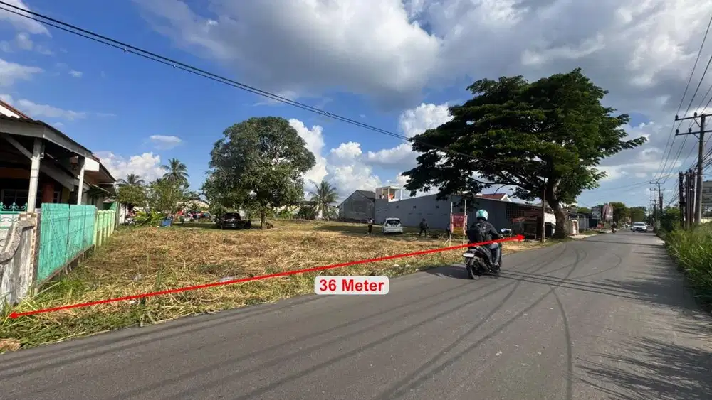 Tanah Kosong Siap Bangun Lokasi Strategis Pinggir Jalan