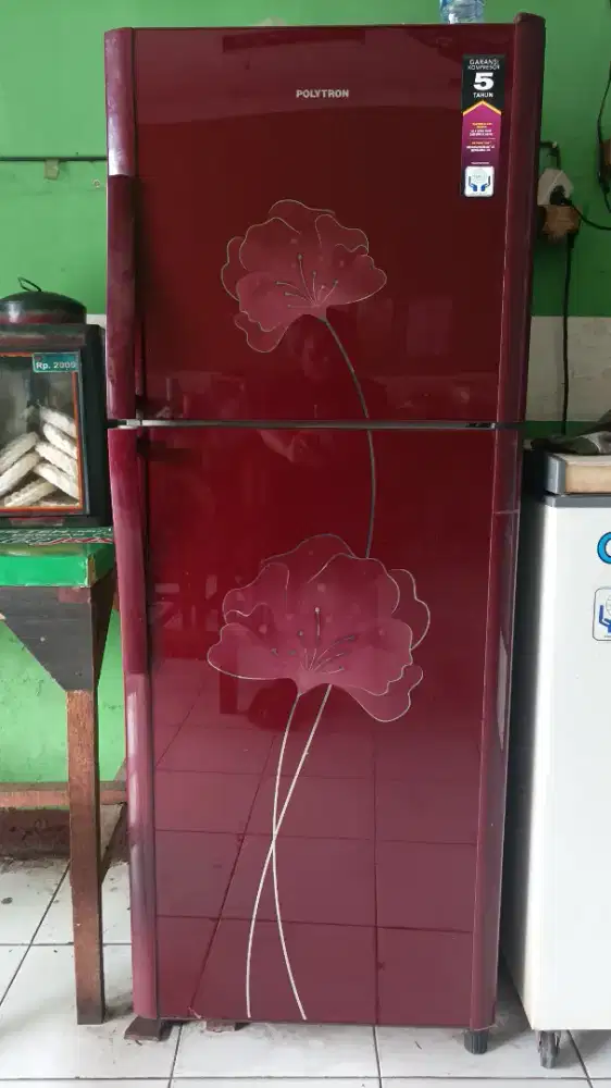Kulkas Polytron pintu 2 original