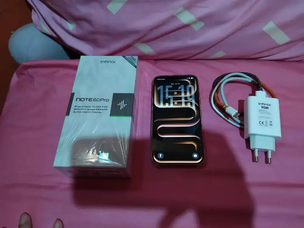 Infinix Note 60 Pro 5G 12/256 Warna Orange Gr. Resmi