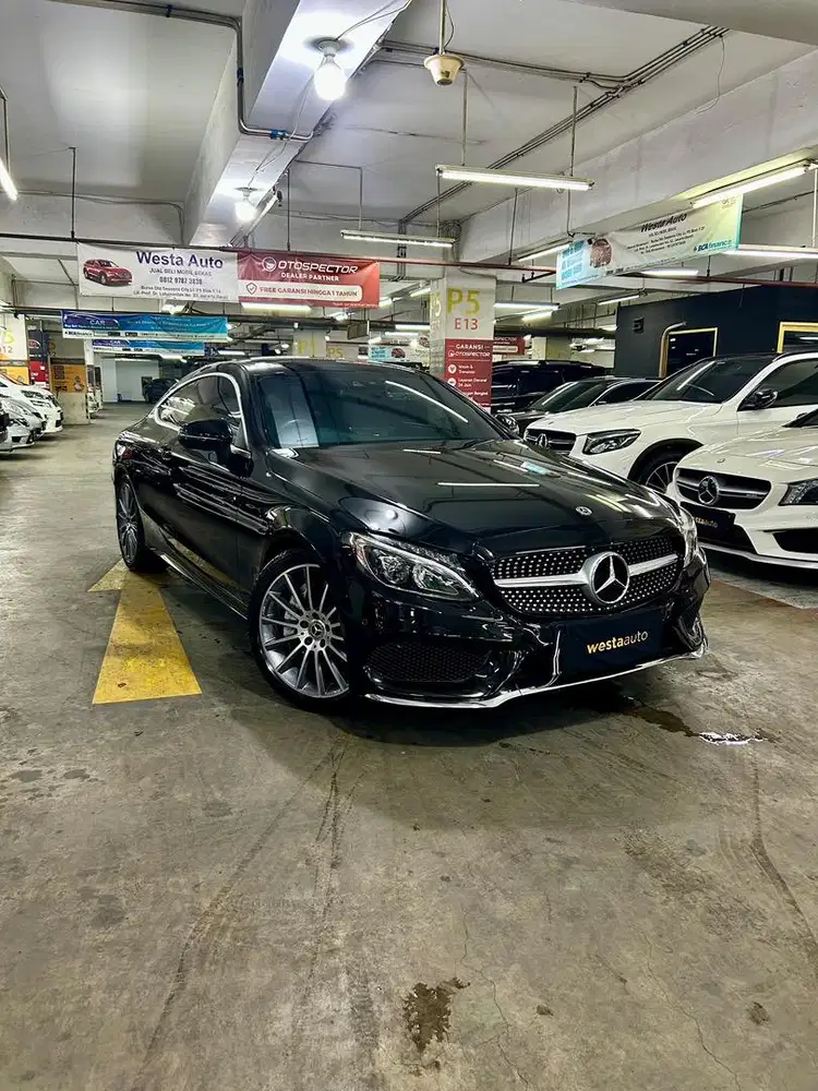Coupe ODO 19rb Mercedes Benz C300 Coupe AMG 2018 C205 Like New