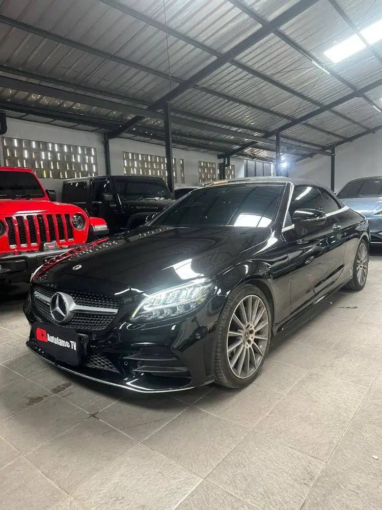 MERCEDES BENZ C200 CABRIOLET FACELIFT AT BLACK 2019