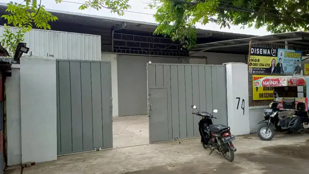 Disewakan gudang 600 meter