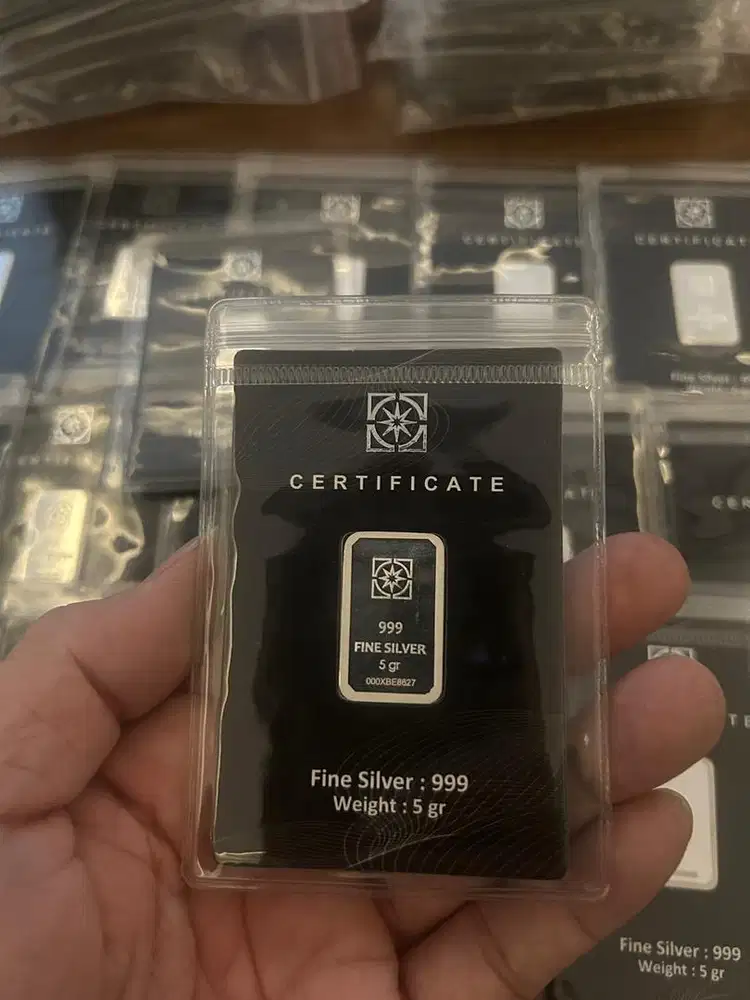 Silver/Perak 5gr Sertifikat Lengkap