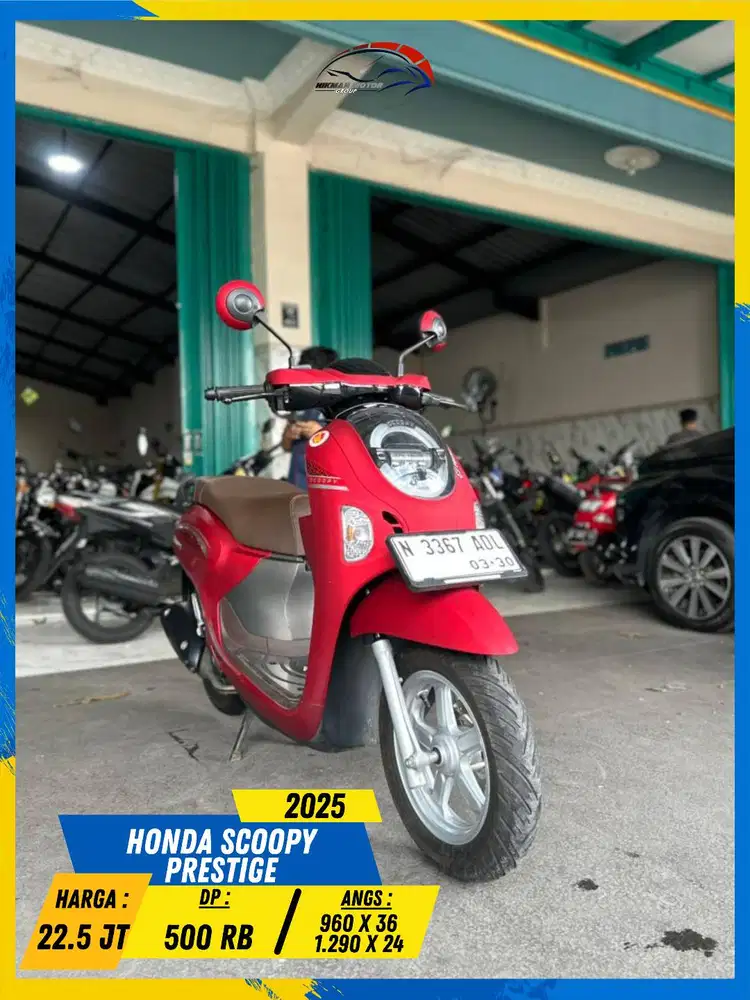 HONDA SCOOPY PRESTIGE 2025 LIKE NEW MASZEHH HIKMAH MOTOR KEPUH