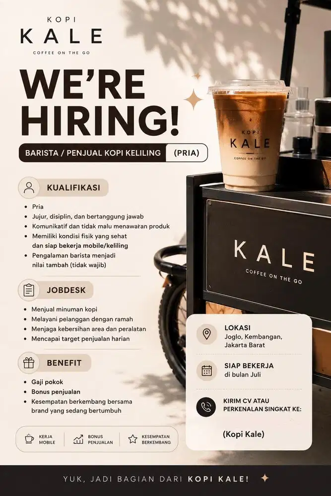 SALES COFFEE TO GO