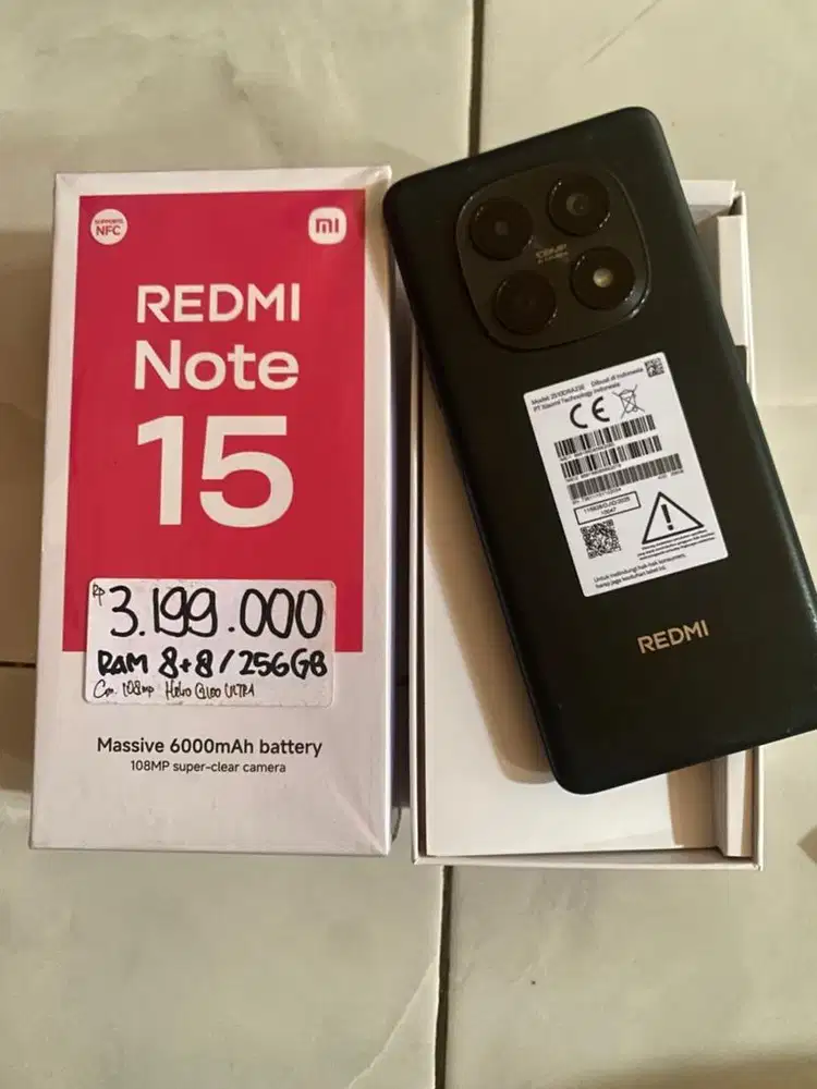 HP SECOND REDMI NOTE 15