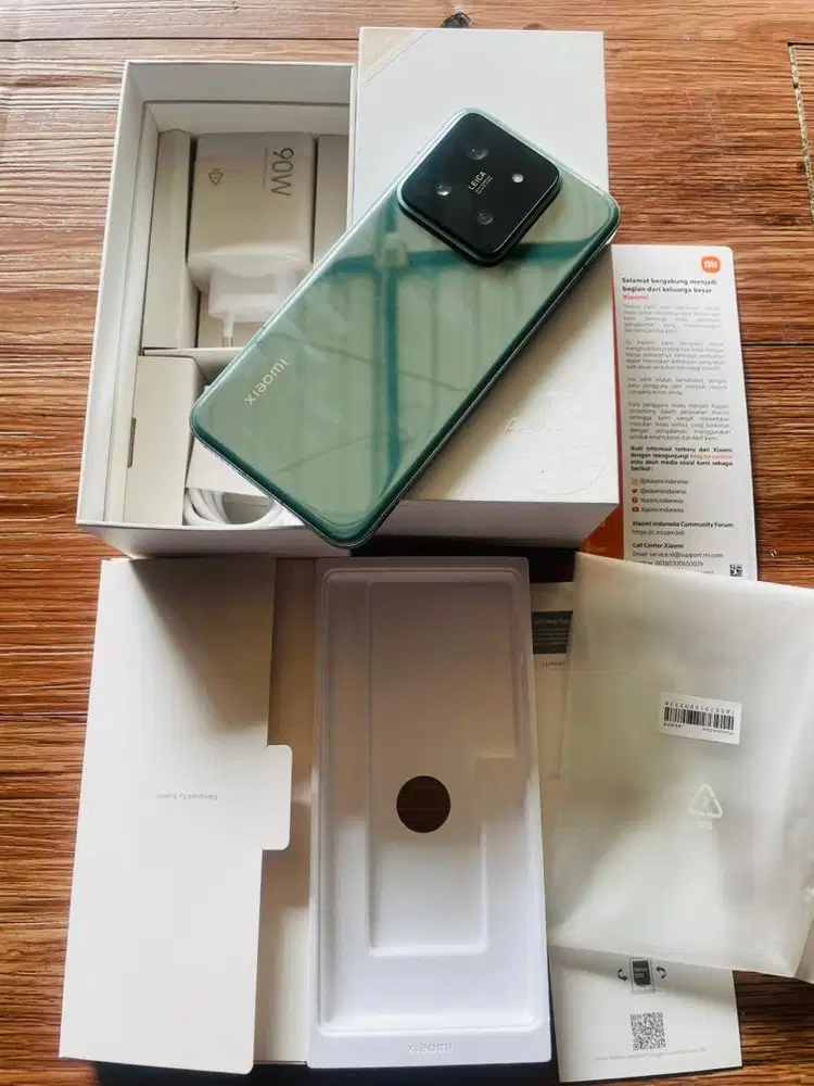Xiaomi 14 resmi indo 12/256 gb fullset ori mulus nominus