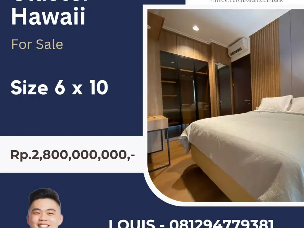 JUAL RUMAH PIK2 CLUSTER HAWAII 6 X 10