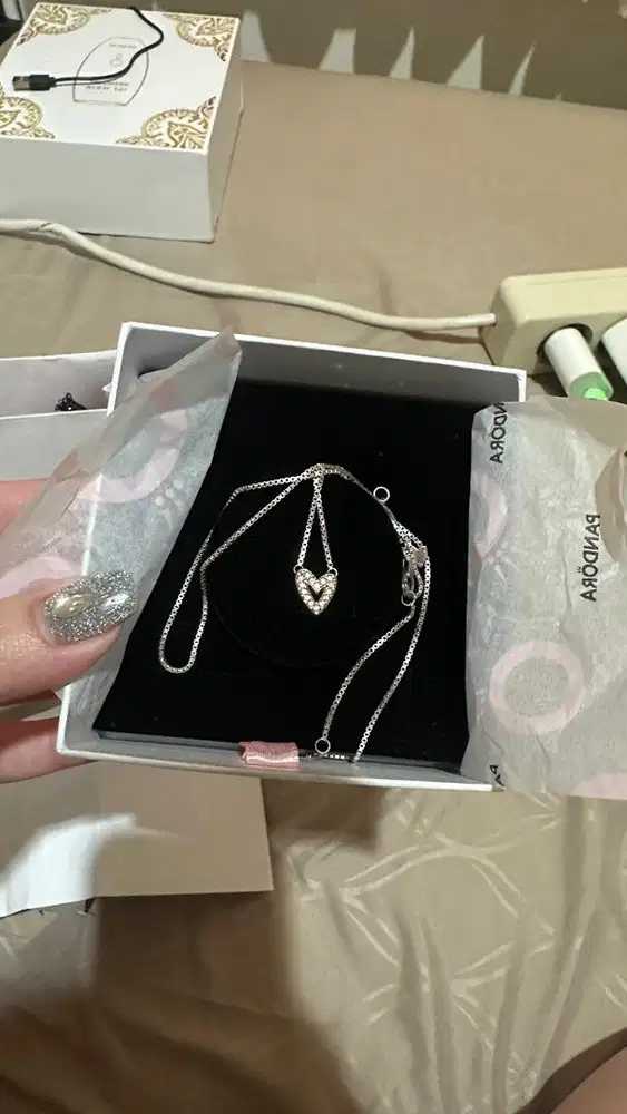 pandora heart necklace