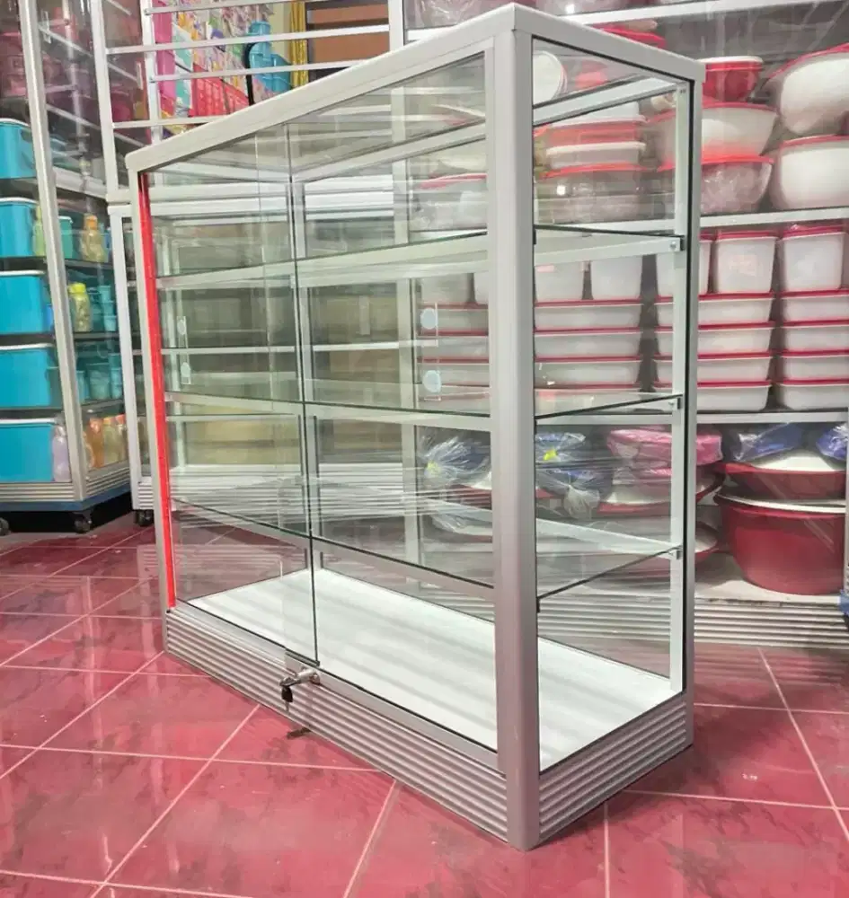 Etalase Toko Panjang 1Mx1M Barang Baru & Ready