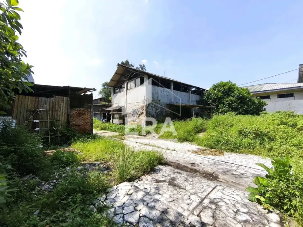Dijual Lahan Bekas Pabrik Pinggir Jalan Raya - 2 KM Dari Exit Tol Gunung Putri