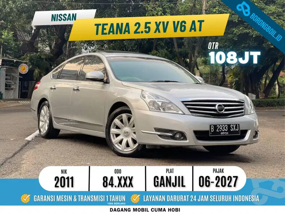 TERAWAT! NISSAN TEANA 2.5 V6 VL AT SILVER METALIK