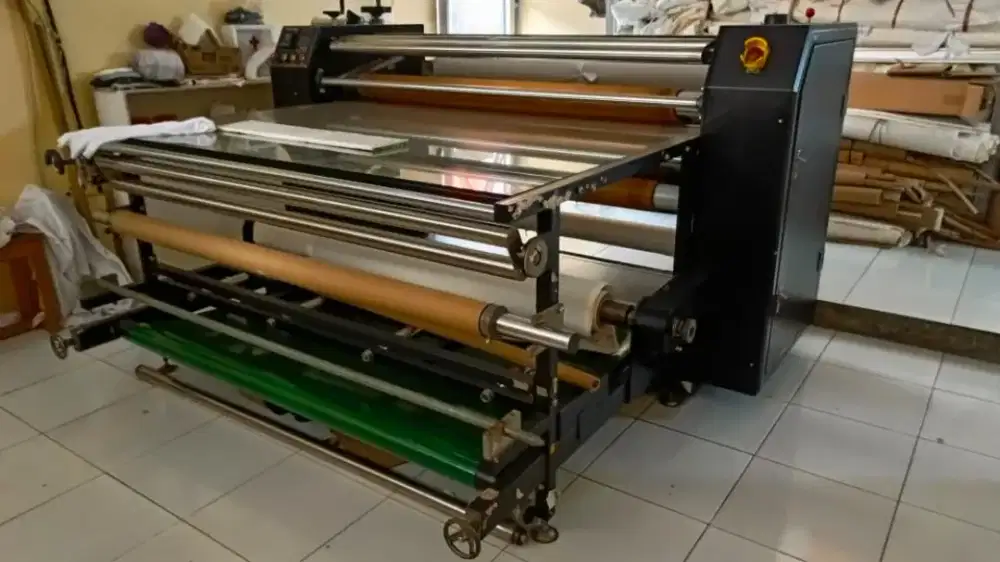 1 set mesin printing dan sablon