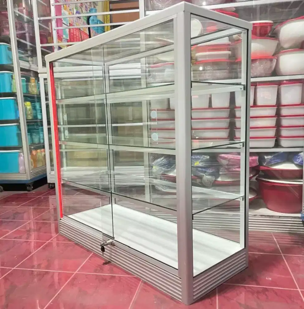 Etalase Panjang 1Mx1M Barang Baru Siap Kirim