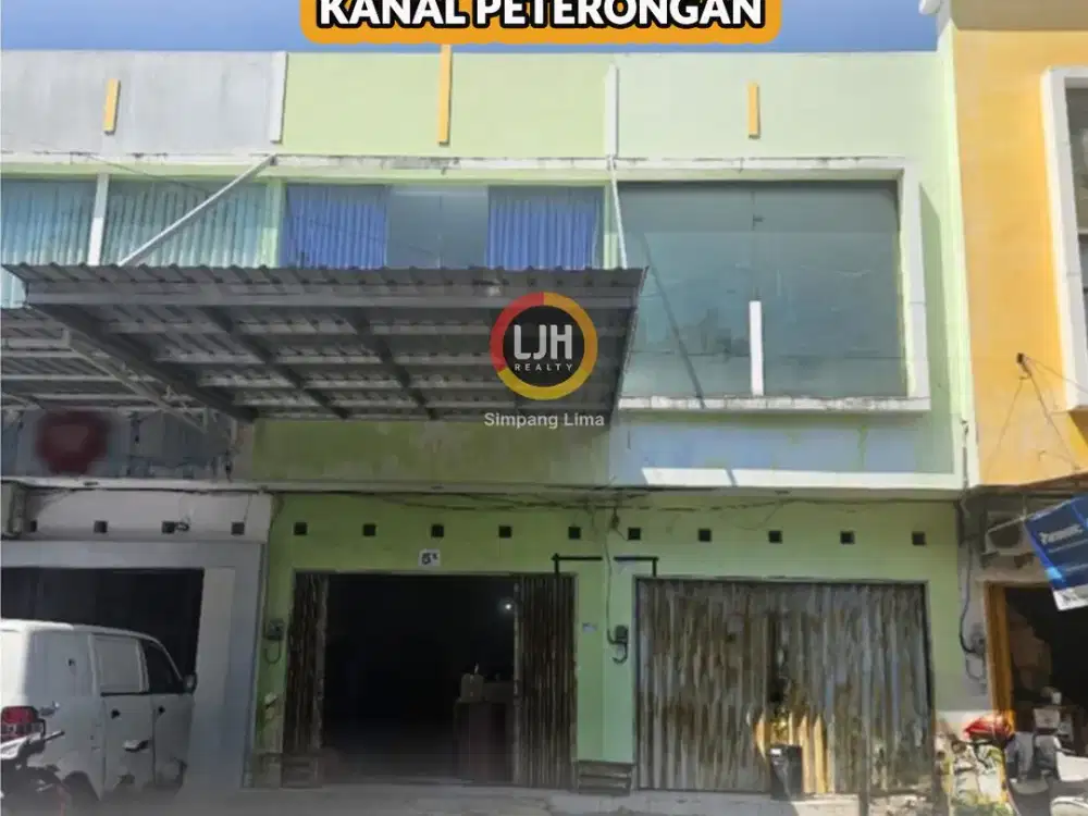 Ruko 2 Lantai Lokasi Strategis Kanal Peterongan Semarang