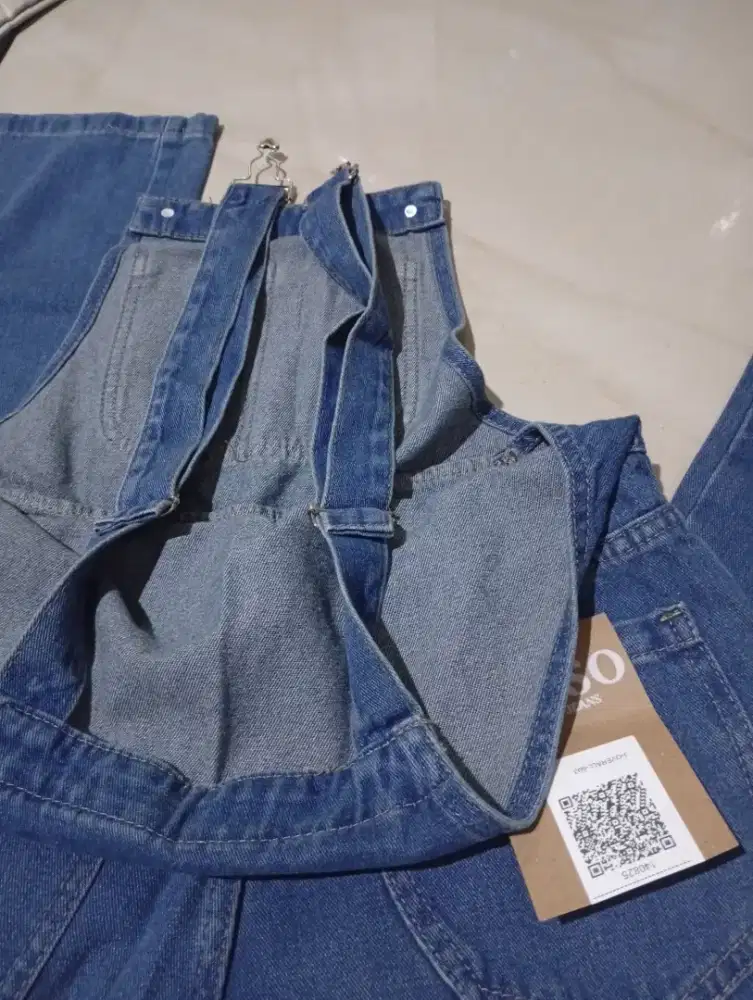 Baju overall jiniso original
