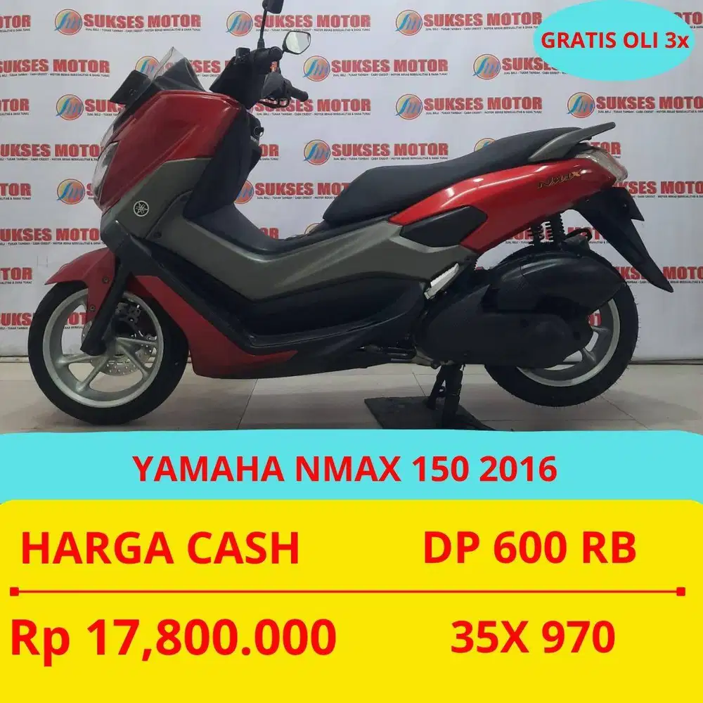 YAMAHA NMAX 150 2016 DP MURAH 600 RIBU GUYS