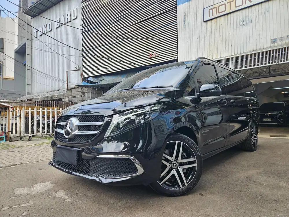 6 rb km Mercedes V250 AVG Long facelift 2024 nik 2022 hitam W447 V 250