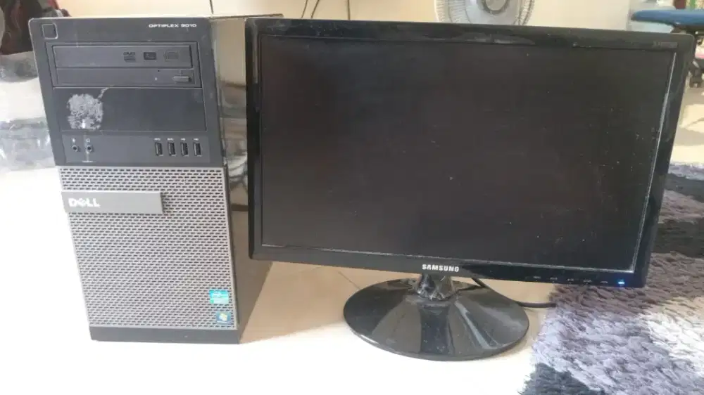 Jual 1 Set PC Dell OptiPlex 9010 Core i5 Gen 3 + Monitor Samsung HDMI.