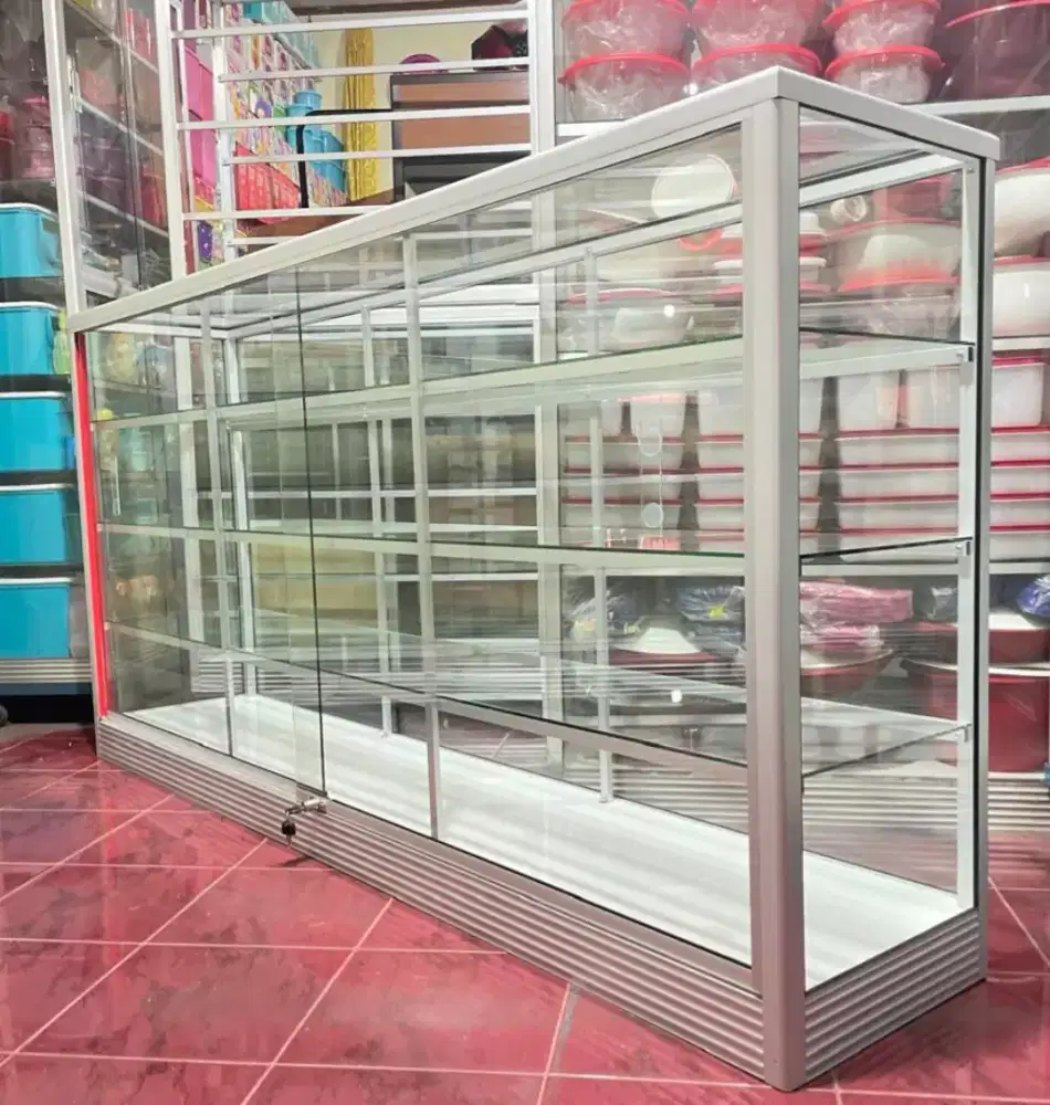 Etalase 2Mx1M Untuk Perlengkapan Usaha
