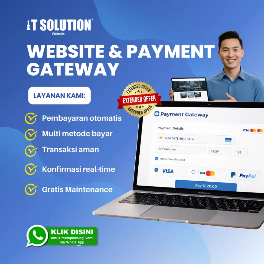 Pembuatan Website & Payement Gateway Mudah Digunakan