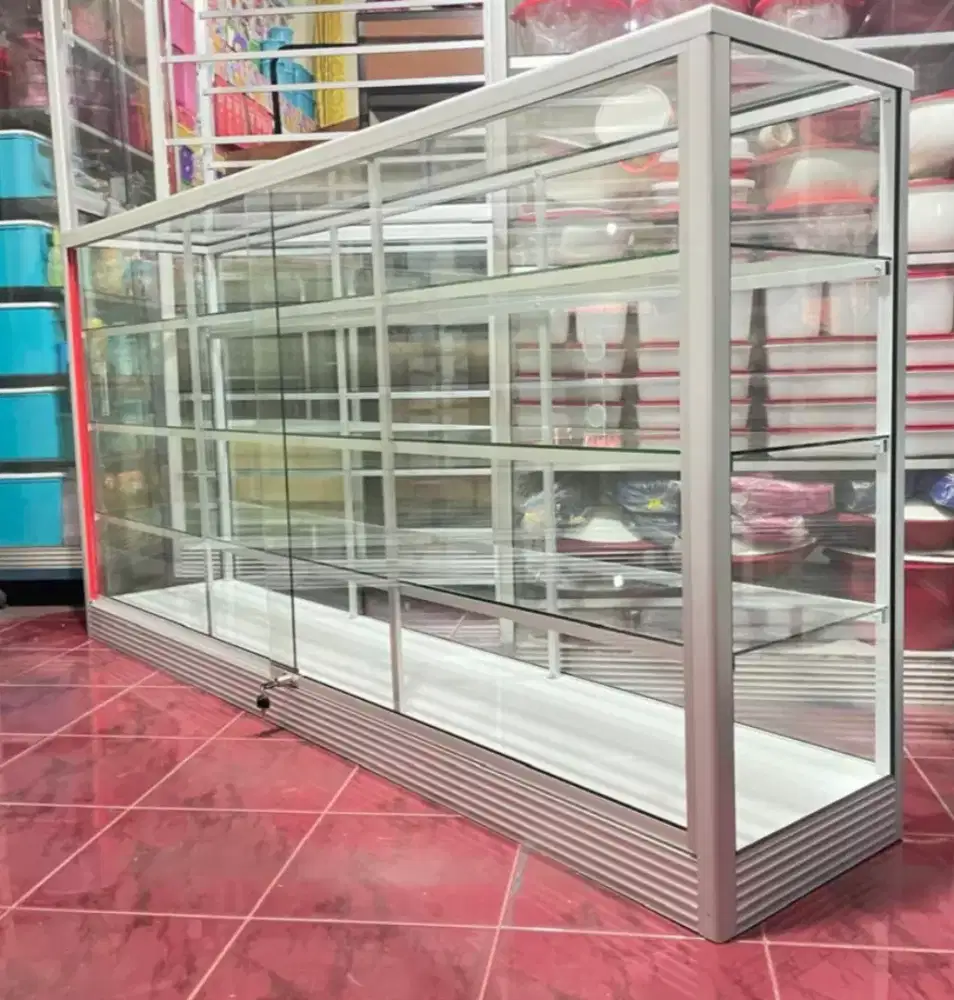 Etalase Toko dll Panjang 2Mx1M (4 Tingkat)