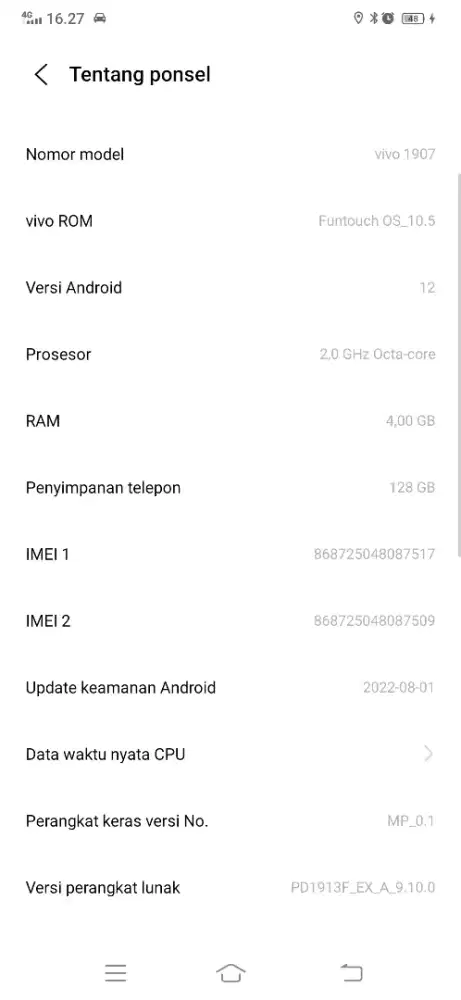 vivo S1 1907 4/128