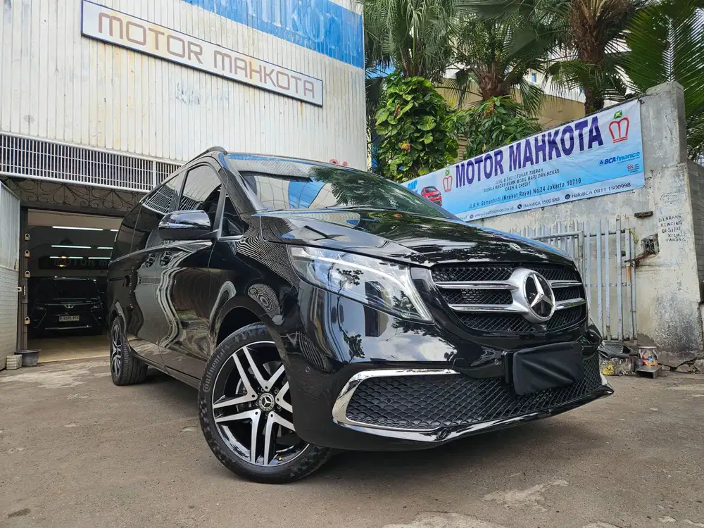 6 rb km Mercedes V 250 AVG Long MBUX facelift 2024 nik 2022 hitam V250