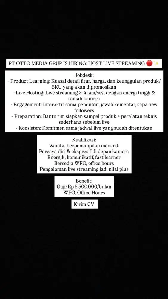 Host Live Streaming