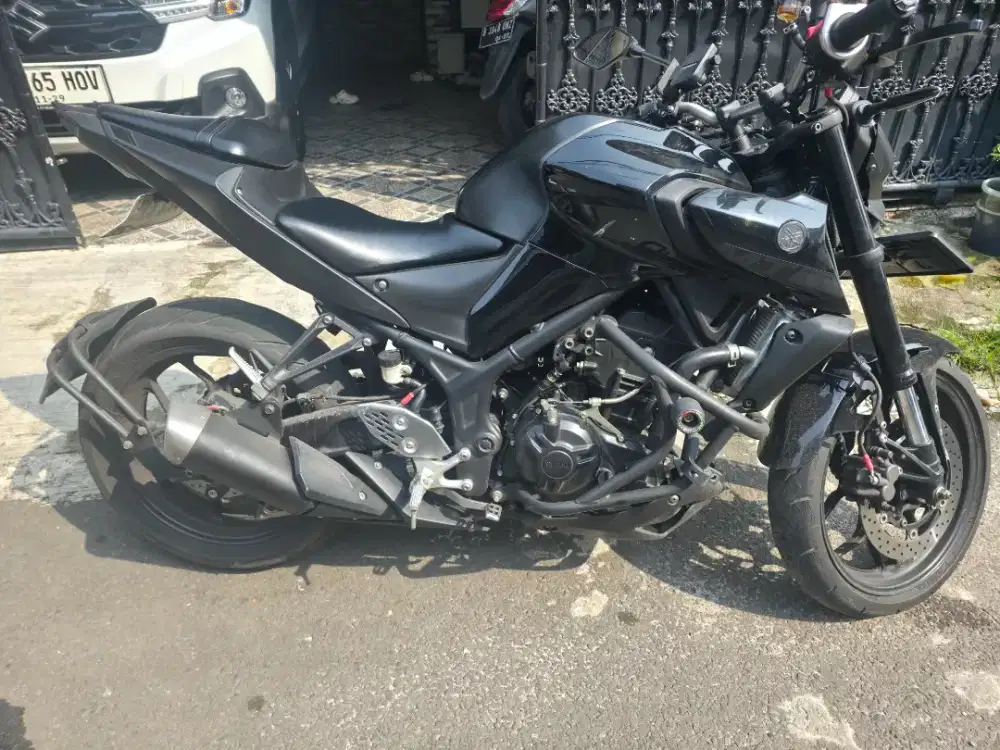 YAMAHA MT25 BLACK 2020 ALIEN FACE LOW KM 18 ribu