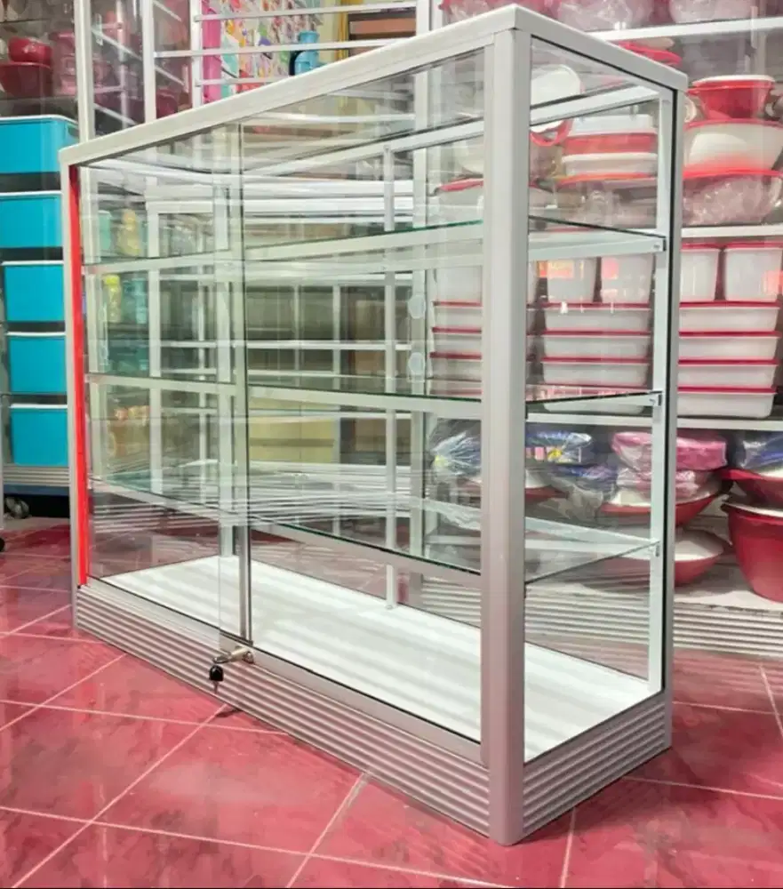 Etalase Panjang 1,2Mx1M Serbaguna