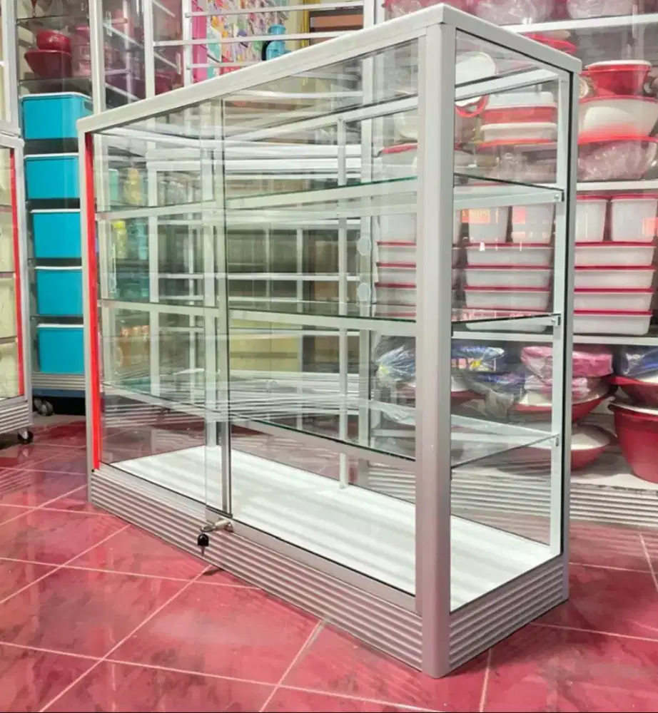 Etalase Panjang 1,2Mx1M untuk warung dll.