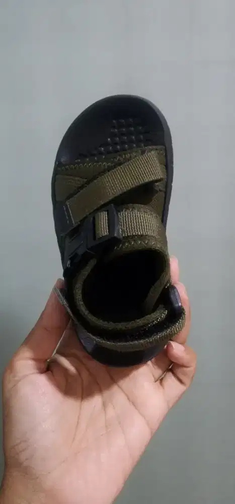 Sepatu Sandal Anak Little M size 23 warna Classic Green