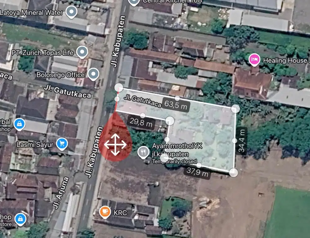 ‘Tanah Ngantong’ Lokasi Strategis