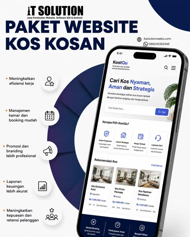 Paket Website Kos-Kosan Profesional di Sleman