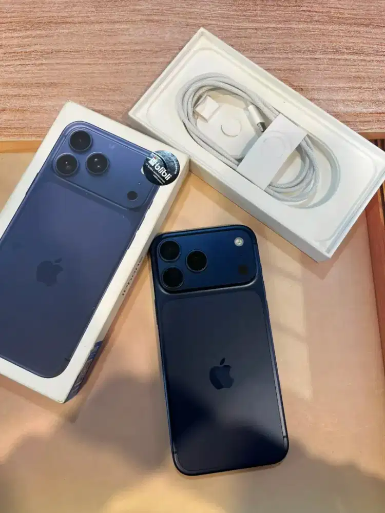 iPhone 17 Pro Max 512GB Blue Garansi iBox 21/10/26 lengkap ori