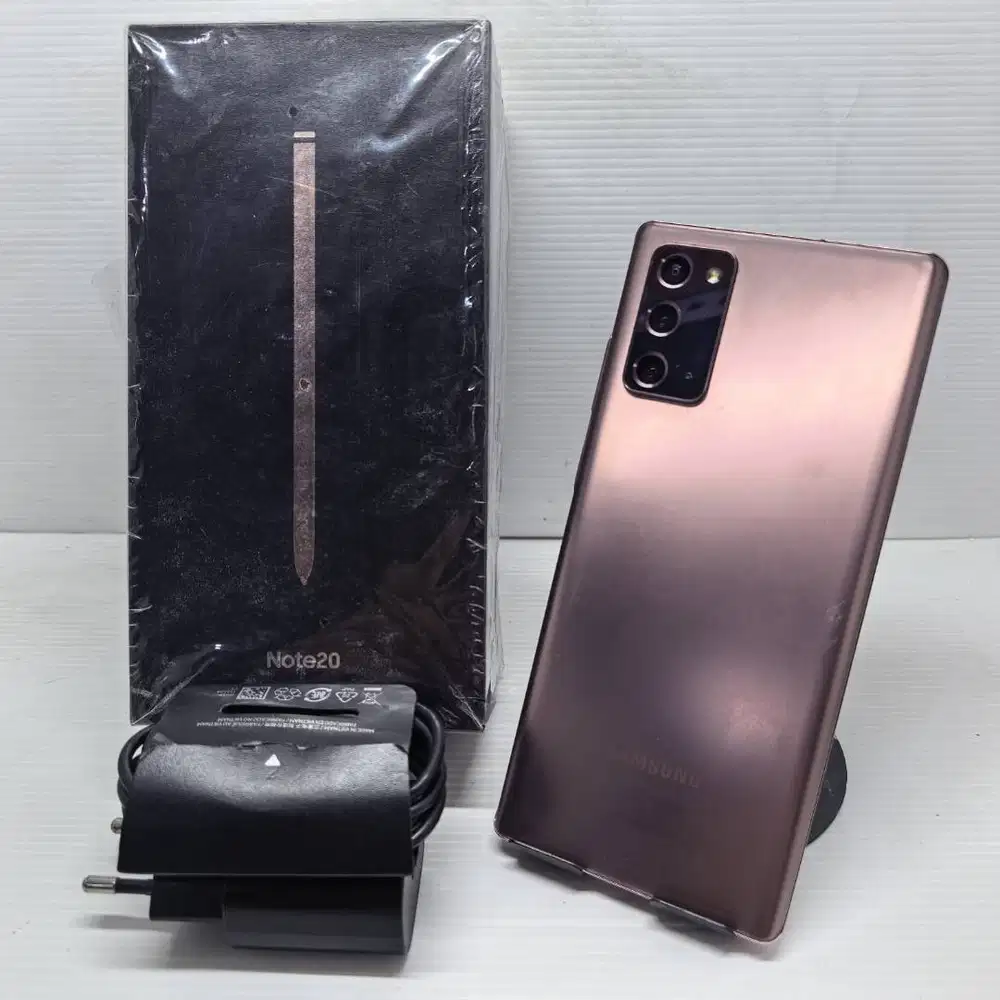 RARE LIKE NEW! SAMSUNG GALAXY NOTE 20 8/256 BRONZE FULLSET NO MINUS