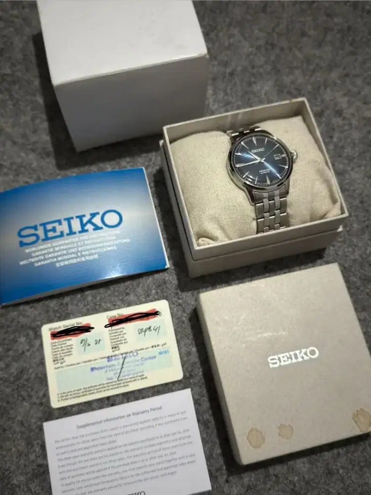 SEIKO PRESAGE BLUE COCKTAIL