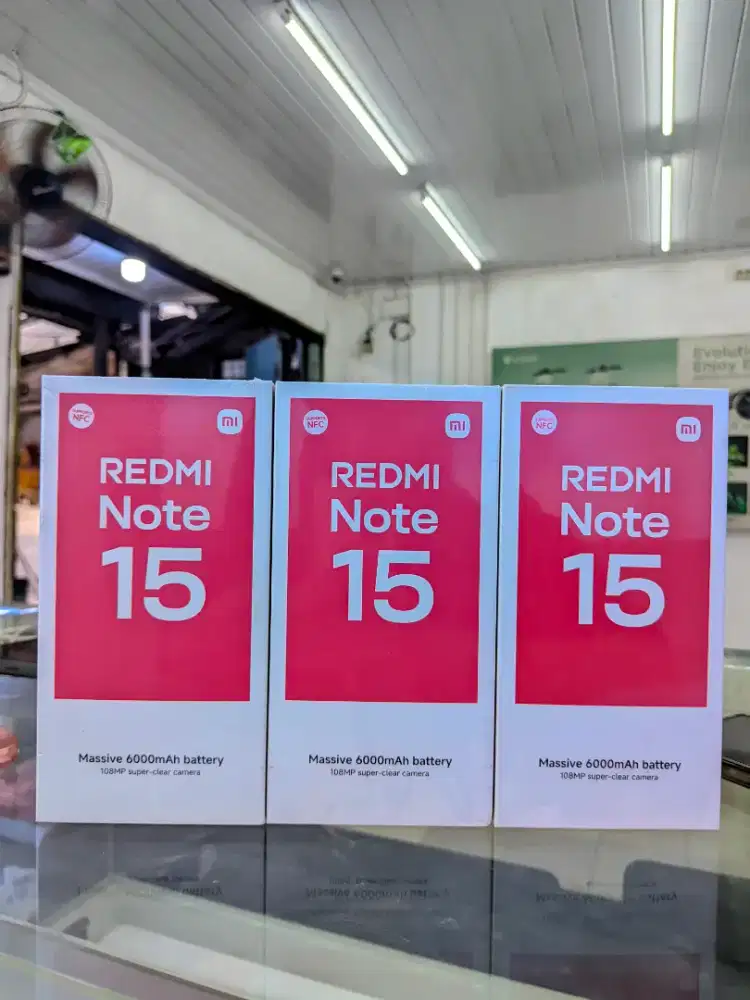 REDMI NOTE 15 8+8/256GB - BARANG BARU GARANSI RESMI