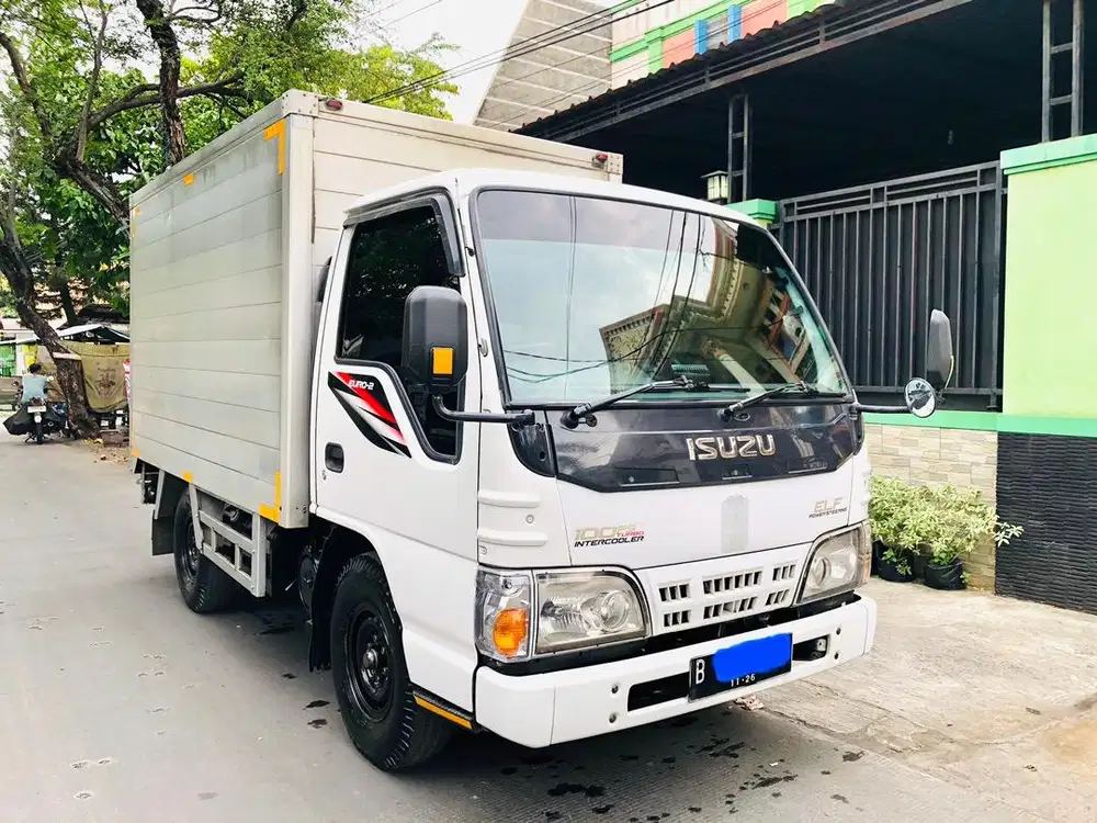 Isuzu ELF NHR 55 Box thn 2016 Full Original Ada AC & Power Steering