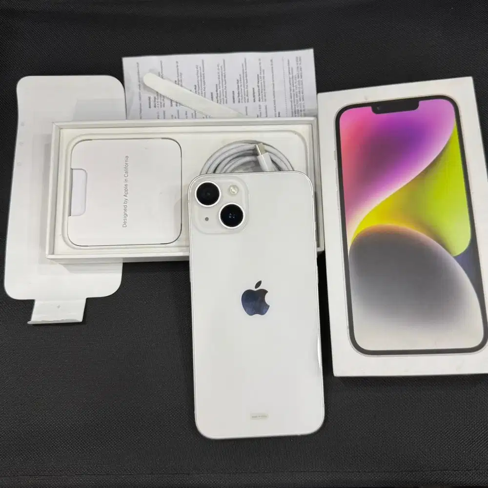 iphone 14 128gb resmi ibox mulus like new fullset original no minus