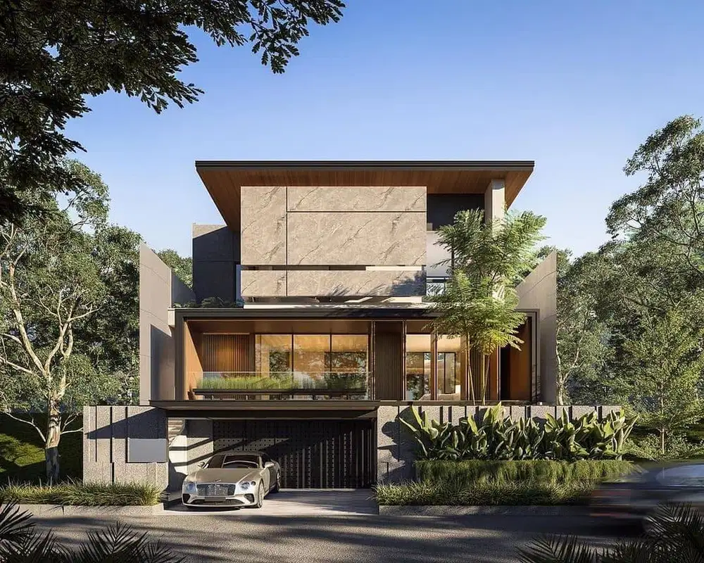 jasa arsitek desain rumah ruko kos eksterior 1