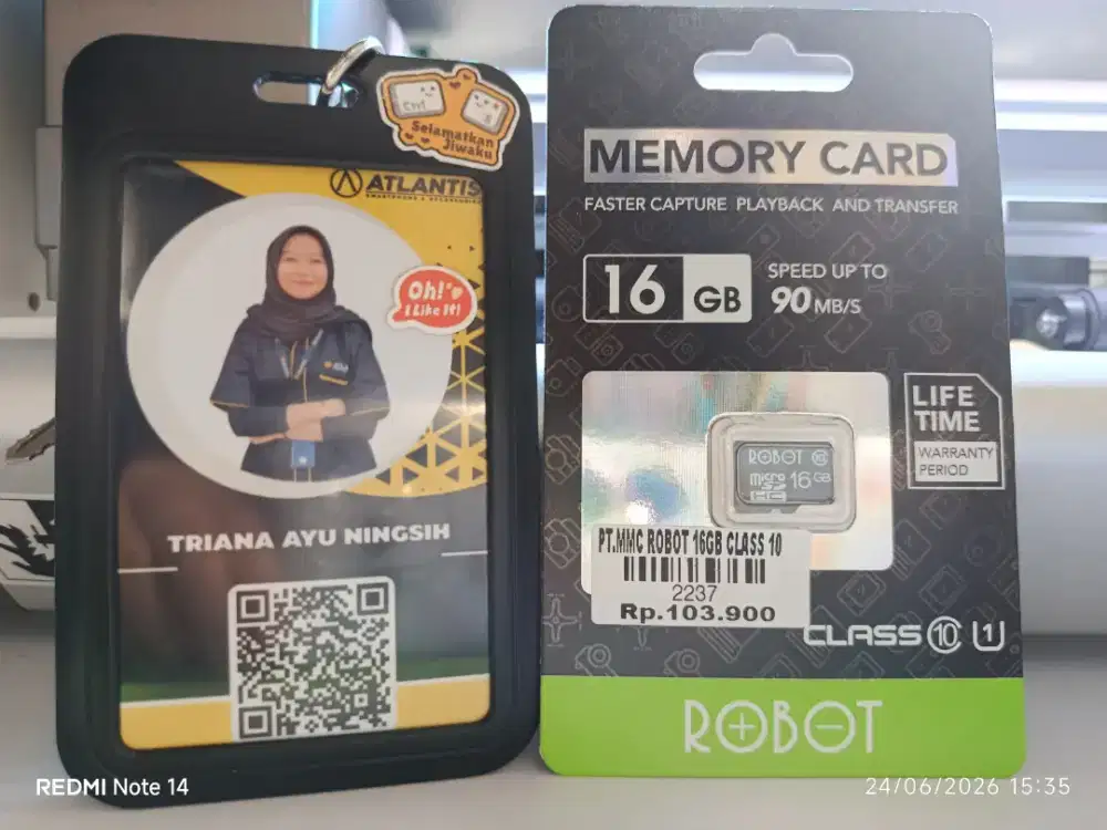 PT MMC ROBOT 16GB CLASS10 | ATLANTIS DAHSYAT