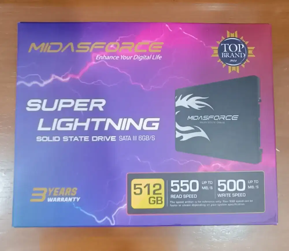 SSD Midasforce 512GB (New)