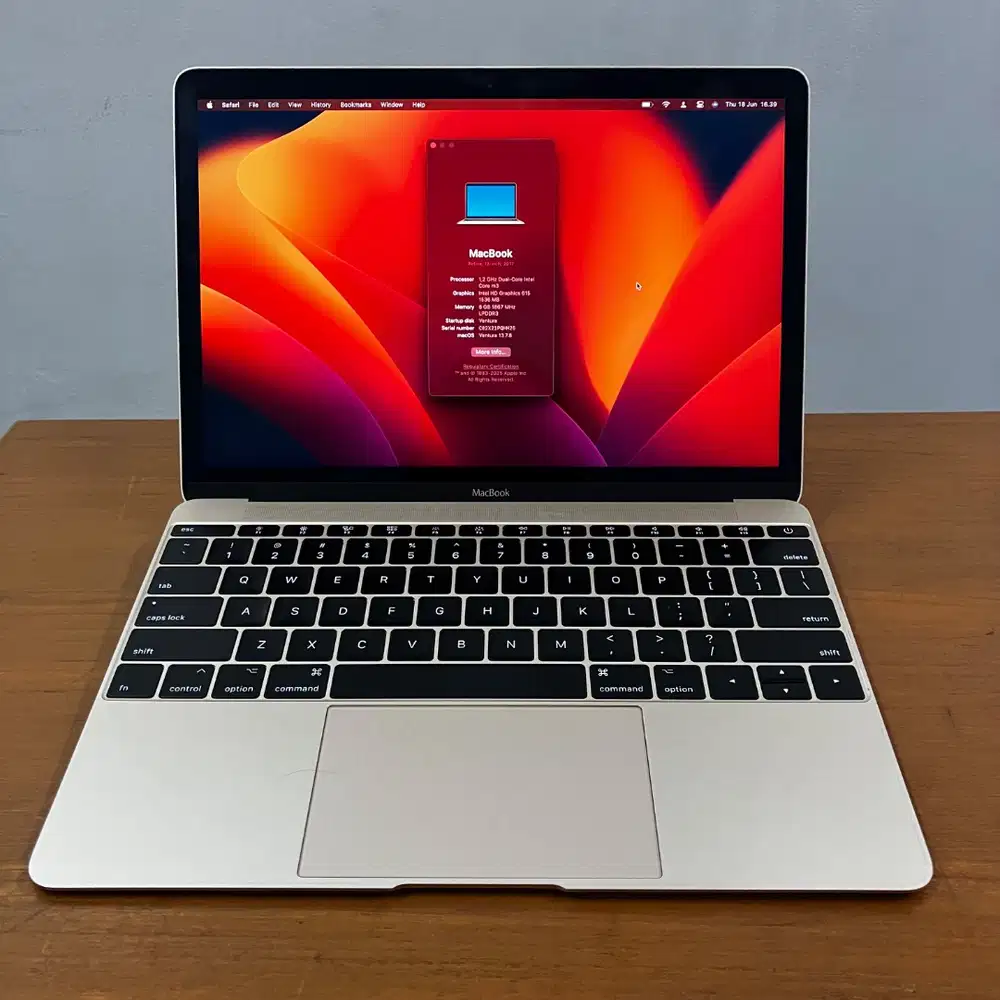 Macbook 2017 8/256