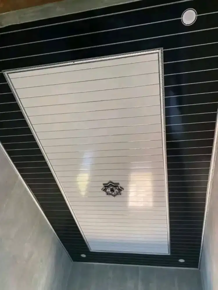 Terpasang plafon PVC moderen membuat rumah menjadi cantik