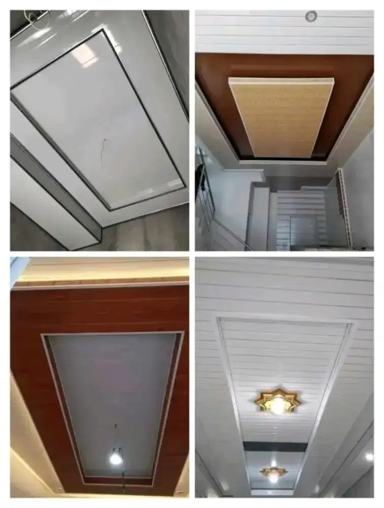 Menjual matrial plafon PVC dan terpasang