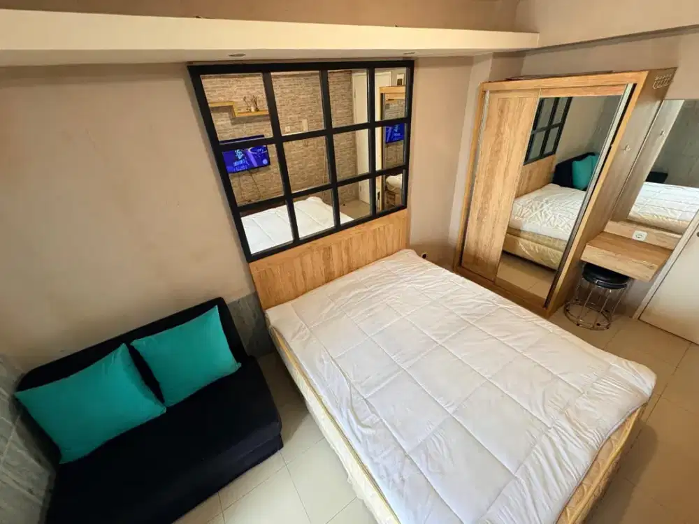 Sewa Studio Furnished Apartemen Bassura City - Tower Edelweis - Minimal 3 Bulanan - Free IPL
